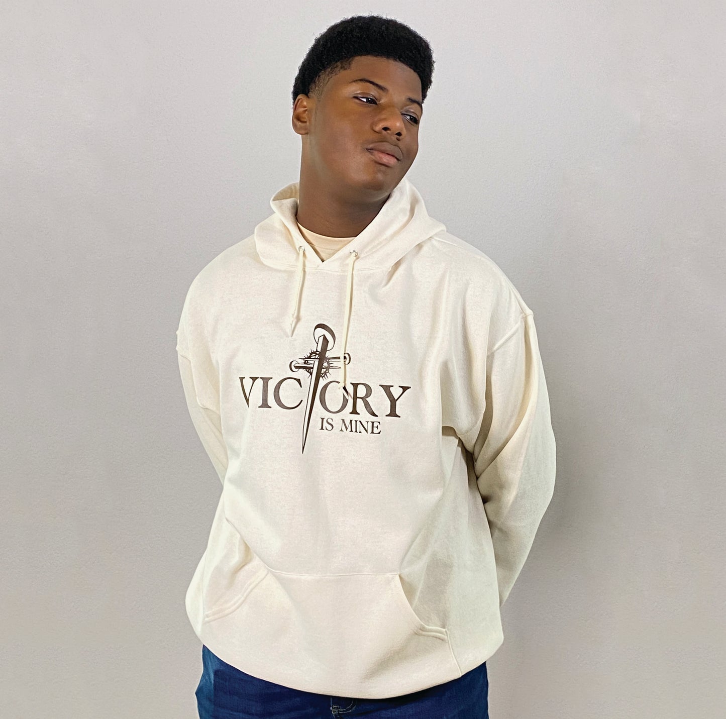 Victory Is Mine - Cream Hoodie